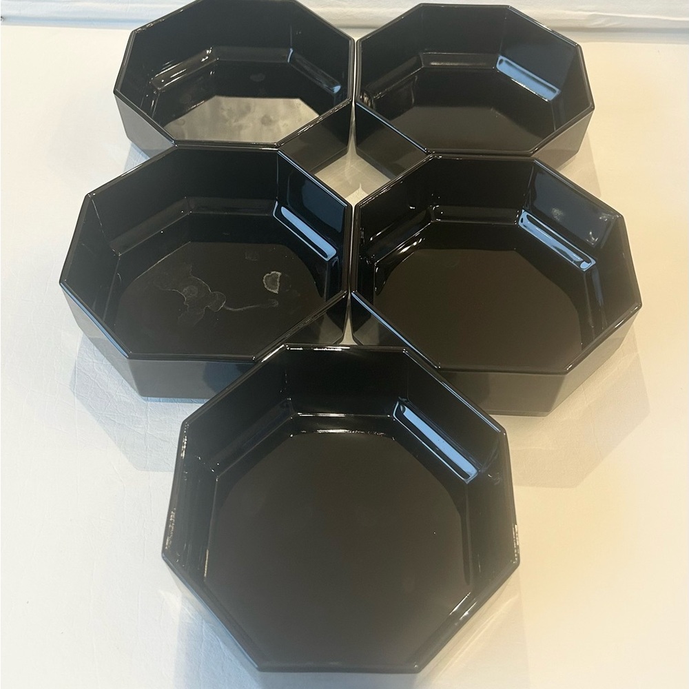 Set/5 Vintage Arcoroc Octime Bowls